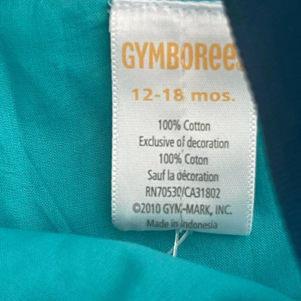NWT vintage Gymboree one shoulder dress 12-18mo
